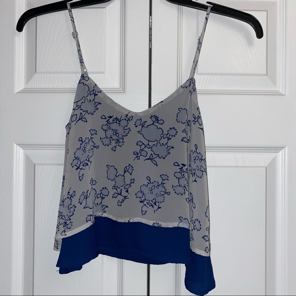 Floral Patterned Tank Top